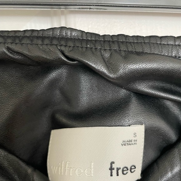 Wilfred Free Black Faux Leather Pants - Picture 7 of 7